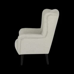 Fauteuil SPAIN met poef Matana Sepia