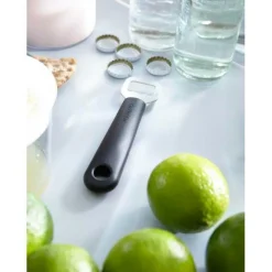 Flesopener GASTRO Inox/Zwart