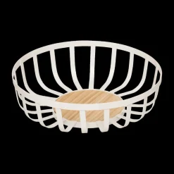 Fruitschaal WHITEWOOD Rond Metaal Wit