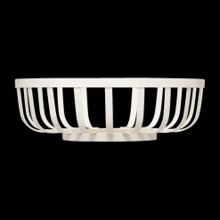 Fruitschaal WHITEWOOD Rond Metaal Wit