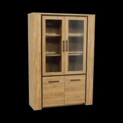 Glaskast ANTONIO French Oak B133