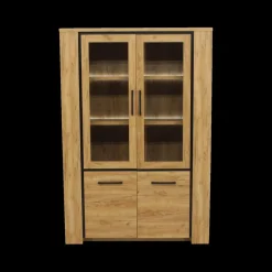 Glaskast ANTONIO French Oak B133