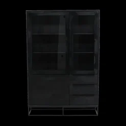 Glaskast SPLURGE Mango Antraciet B115