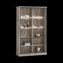 Glaskast VIENNA B126 Canyon Oak