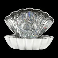 Glitterlamp SHELL Led Zilver