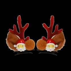 Haarclip X-MAS Rendier Ass.