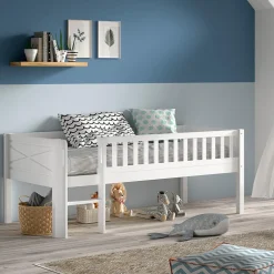 Halfhoogslaper CHARLOTTE Wit 90x200