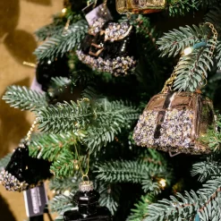 Hanger BAG Handtas Zwart/Goud Ass.