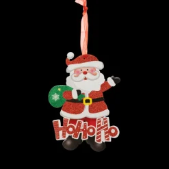 Hanger HOHOHO Kerstman Hout
