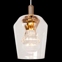 Hanglamp BERLIANE 5Del. Rond Transparant