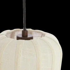 Hanglamp BIBURY Ø20 Bruin/Wit