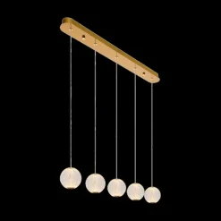 Hanglamp CINTRA Lang 5Del. Transparant