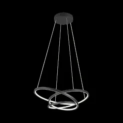 Hanglamp DARVIN L Met. Zwart