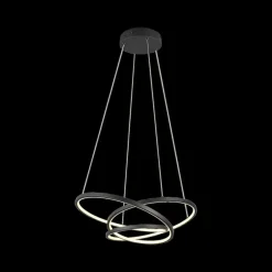 Hanglamp DARVIN L Met. Zwart