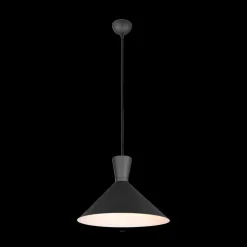 Hanglamp ENZO Rnd 1Del. Zwart