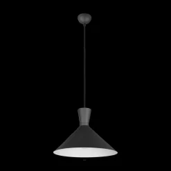 Hanglamp ENZO Rnd 1Del. Zwart