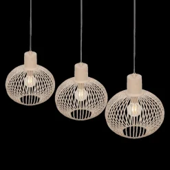 Hanglamp GILA 3Del. Met. Zand