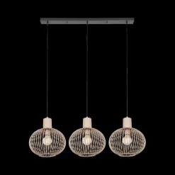 Hanglamp GILA 3Del. Met. Zand