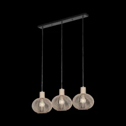 Hanglamp GILA 3Del. Met. Zand