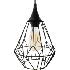 Hanglamp JARAS 3Del. Met. Zwart