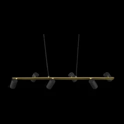 Hanglamp MARLEY 6-Delig Metaal Zwart/Goud