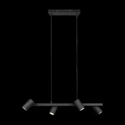 Hanglamp MARLEY 4-Delig Metaal Zwart