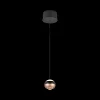 Hanglamp ORBIT 1Del. Zwart/Coffee