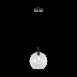 Hanglamp OSIRA Ø20 Zwart/Glas Helder