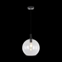Hanglamp OSIRA Ø30 Zwart/Glas Helder