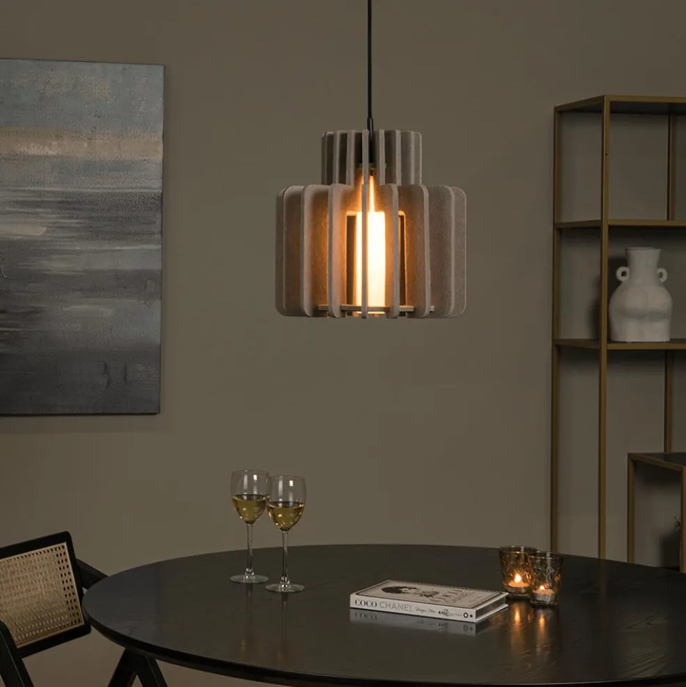 Hanglamp ROLLO 1Del. Ø40 Taupe
