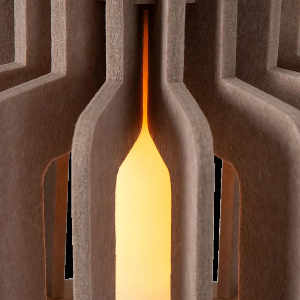 Hanglamp ROLLO 1Del. Ø40 Taupe