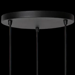 Hanglamp ROSAS 3Del. Rond Zwart/Goud