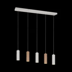 Hanglamp SOKA 5Del. Metaal Coffee