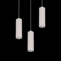 Hanglamp SOKA 3Del. Metaal Warm Grijs