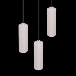 Hanglamp SOKA 3Del. Metaal Warm Grijs