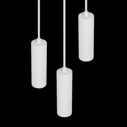 Hanglamp SOKA 3Del. Metaal Wit