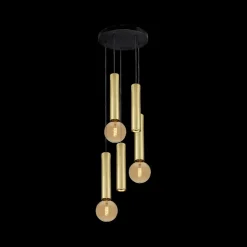 Hanglamp TABOO 5Del. Goud