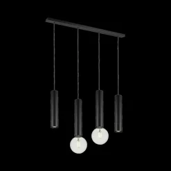 Hanglamp TABOO 4Del. Zwart