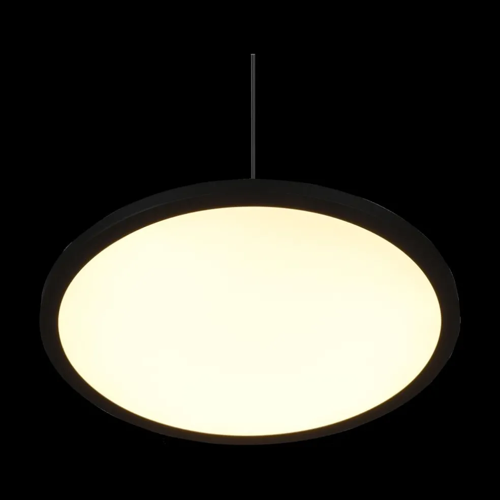 Hanglamp TRAY 1Del. Met. Mat Zwart