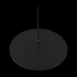 Hanglamp TRAY 1Del. Met. Mat Zwart