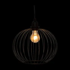 Hanglamp VILIA Rond Met. Zwart