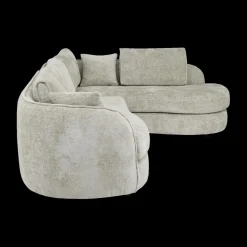 Hoeksalon ACHIEL Longchair Rechts Turtledove B313