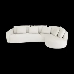 Hoeksalon ARIEL Longchair Rechts Barmon Coconut