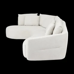 Hoeksalon ARIEL Longchair Links Barmon Coconut