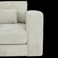 Hoeksalon ATLAS Greige Longchair Links B327