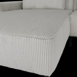 Hoeksalon BEMTHE Longchair Links Grijs B299