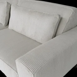 Hoeksalon BEMTHE Longchair Links Grijs B329