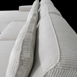 Hoeksalon BEMTHE Longchair Links Grijs B329