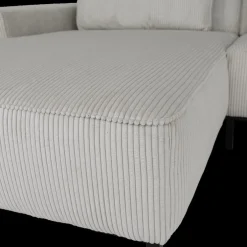 Hoeksalon BEMTHE Longchair Links Grijs B329