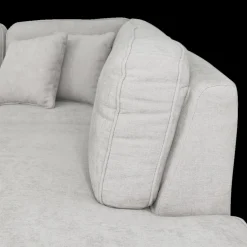 Hoeksalon CALABRIA Grijs Longchair Links B396